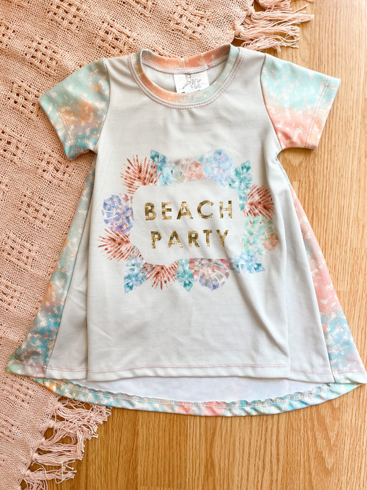 9/12M T Shirt Dress - Beach Party