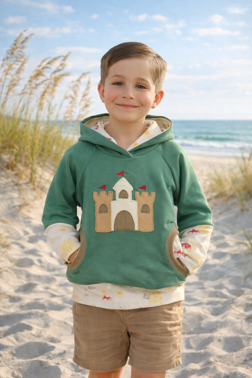 Sandcastle Raglan Hoodie