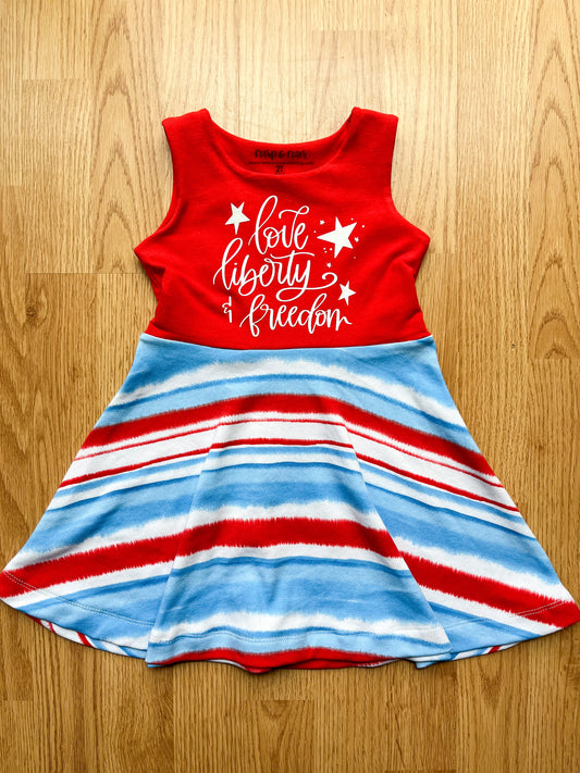 Love, Liberty, & Freedom Skater Dress