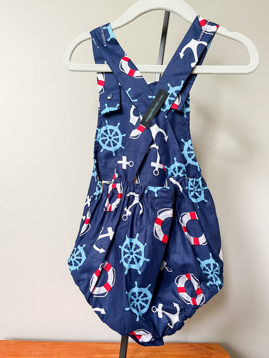 Adjustable Romper - Anchors - made by MaggieRocket