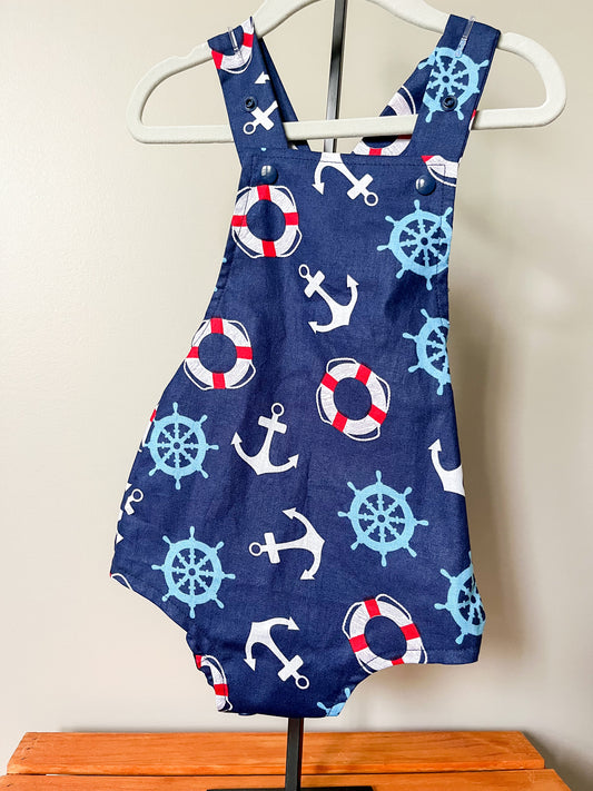 Adjustable Romper - Anchors - made by MaggieRocket