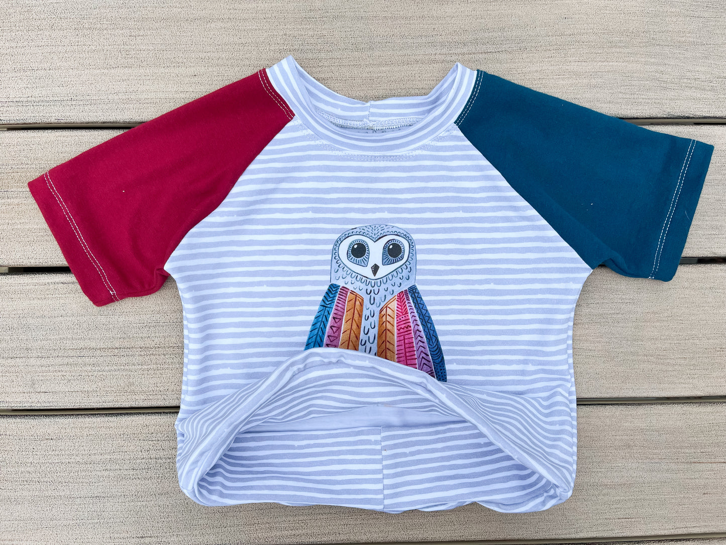 Grow With Me Raglan Tee - Owl