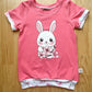 Grow-With-Me Tunic Top - Cherry Blossom Bunnies