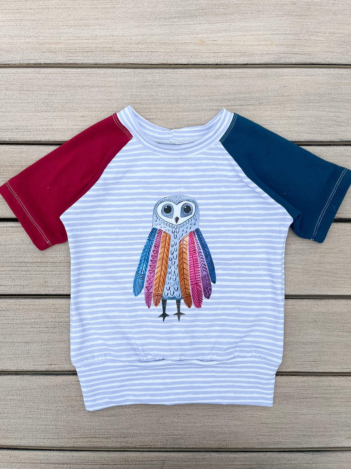 Grow With Me Raglan Tee - Owl