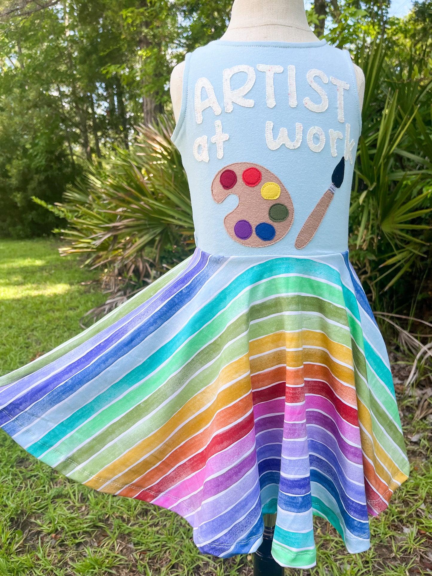 Grow-With-Me Summer Dress - Artist At Work