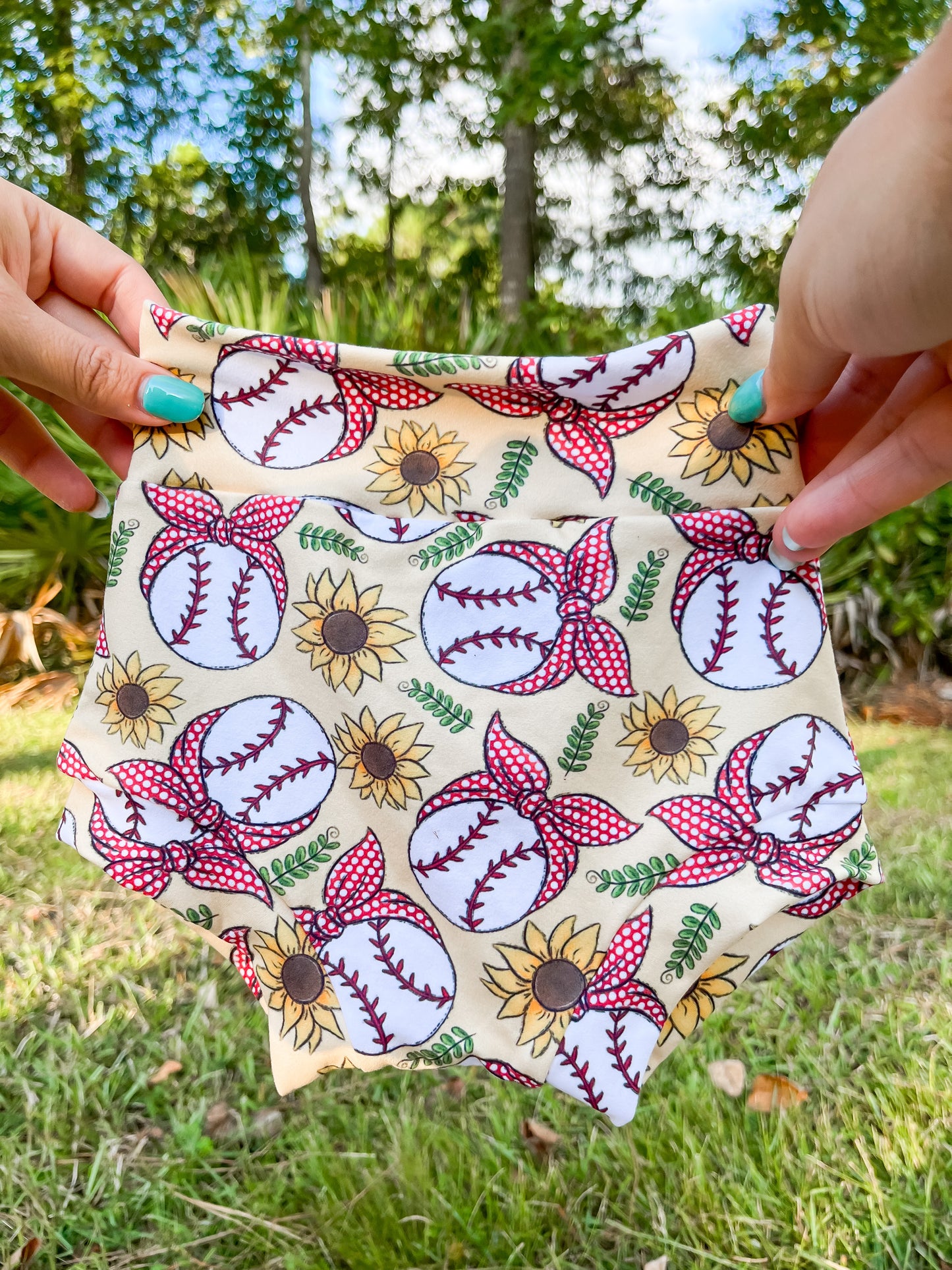 Baseball & Sunflower Bummies - Multiple Sizes