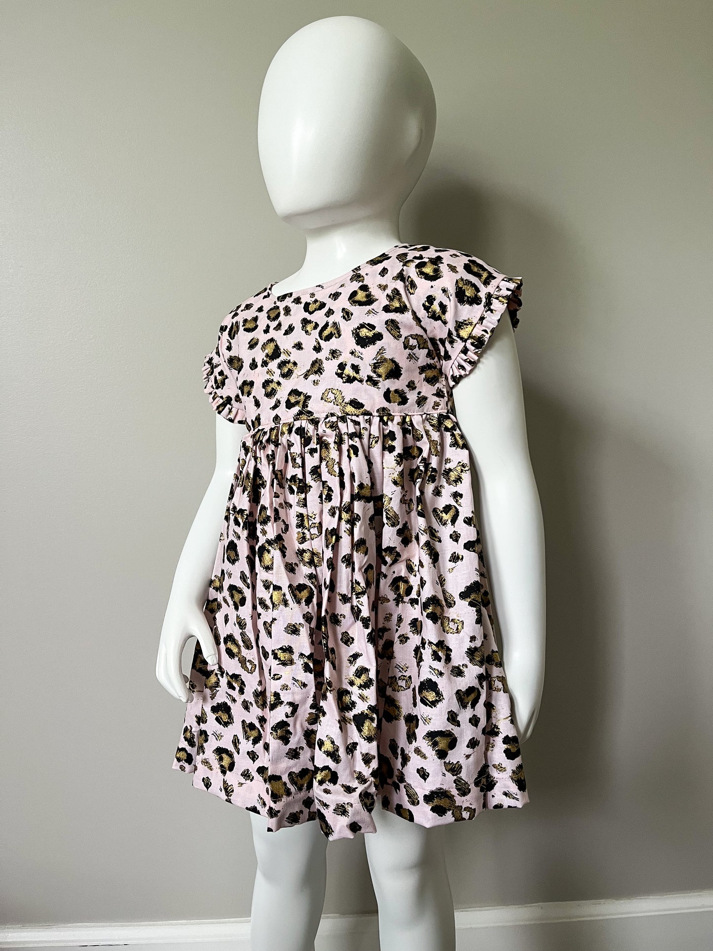 Leopard Print Dress- made by MaggieRocket