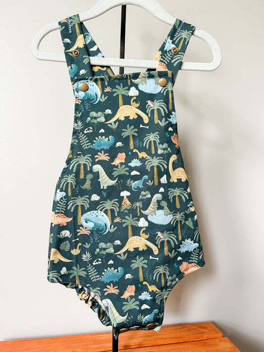 Adjustable Romper - Dinos - made by MaggieRocket