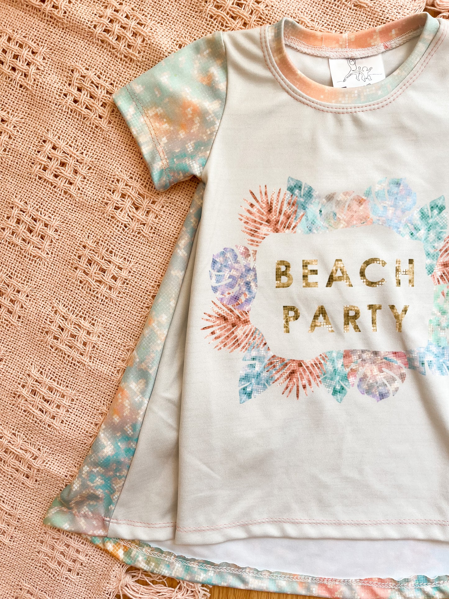 9/12M T Shirt Dress - Beach Party