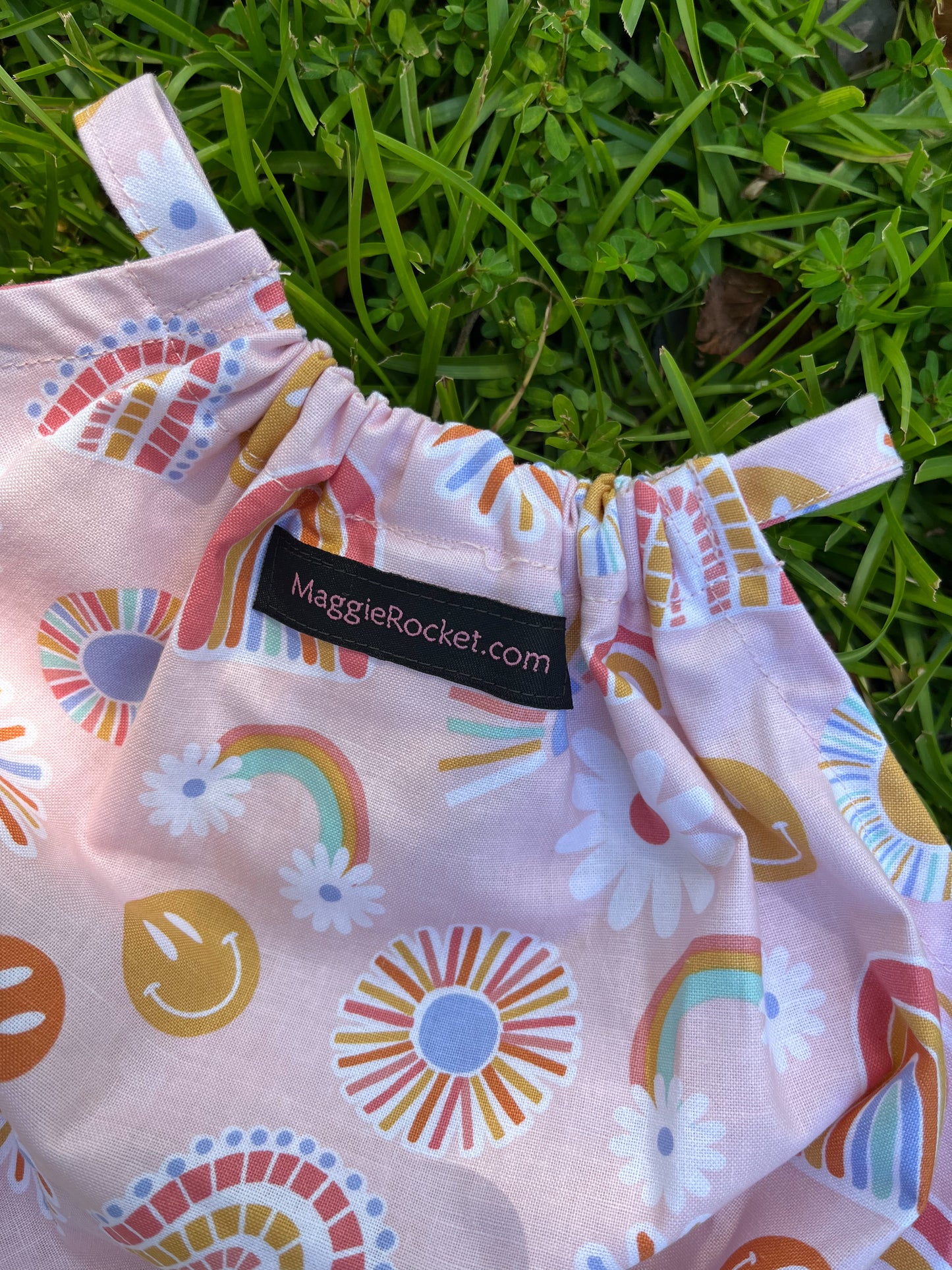 Happy Rainbow Bubble Romper - by MaggieRocket