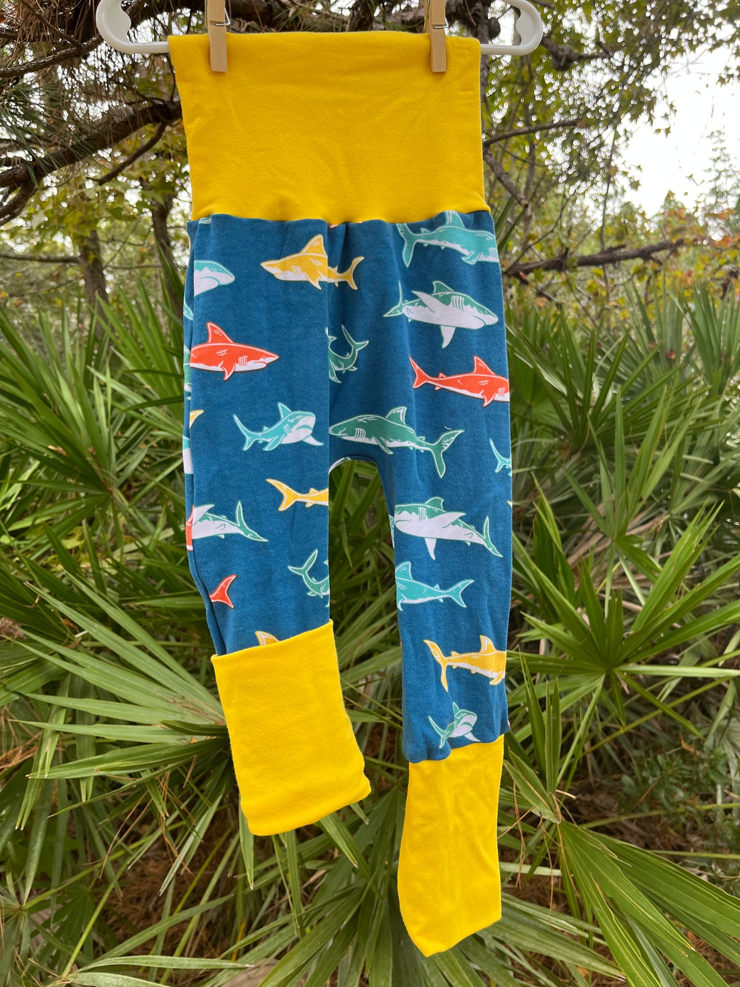 Grow With Me Pants - Sharks