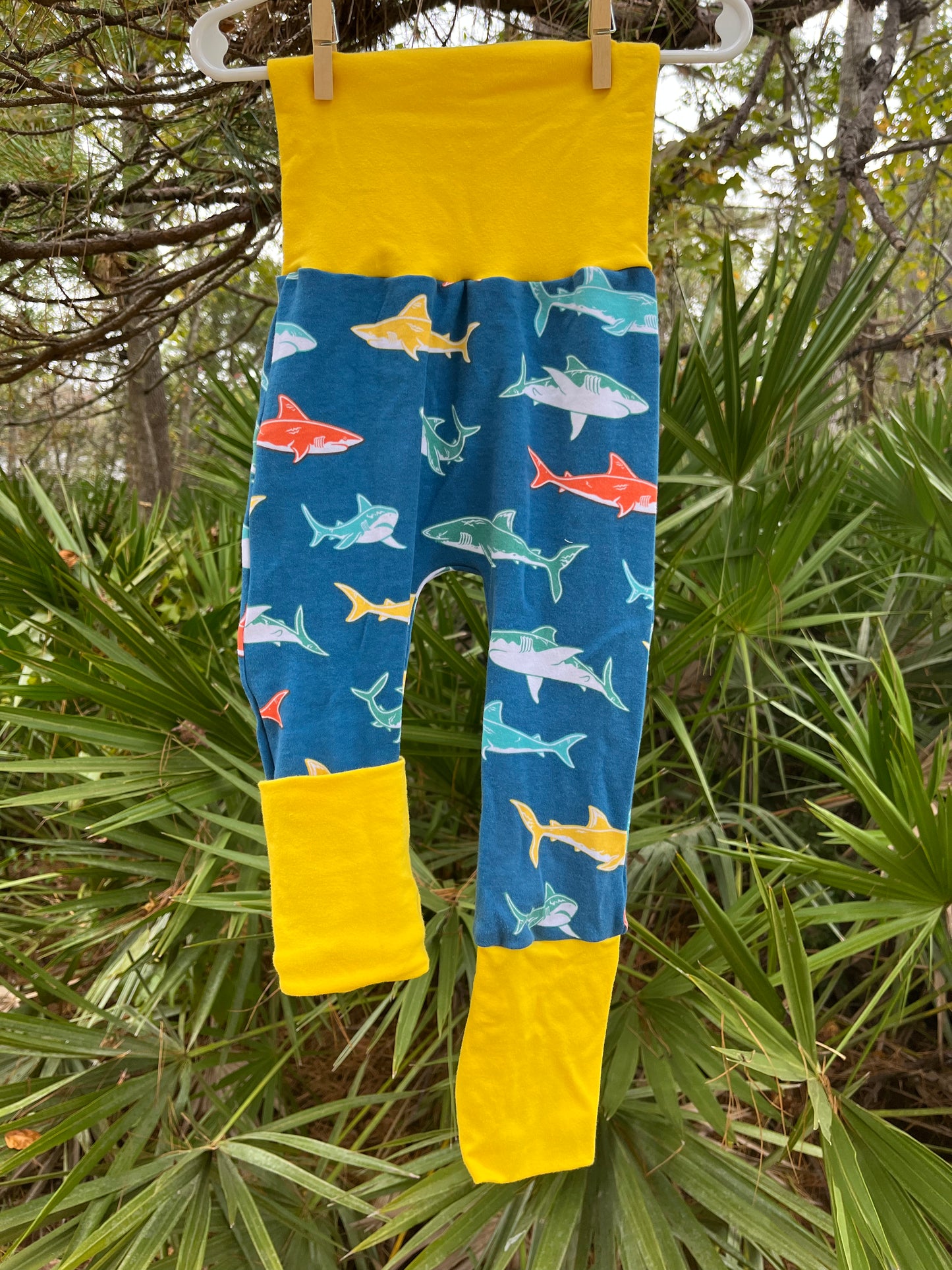 Grow With Me Pants - Sharks