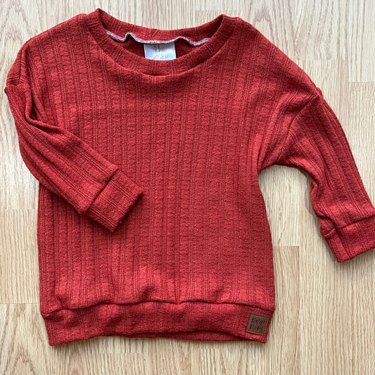 Oversized Sweater - Tomato