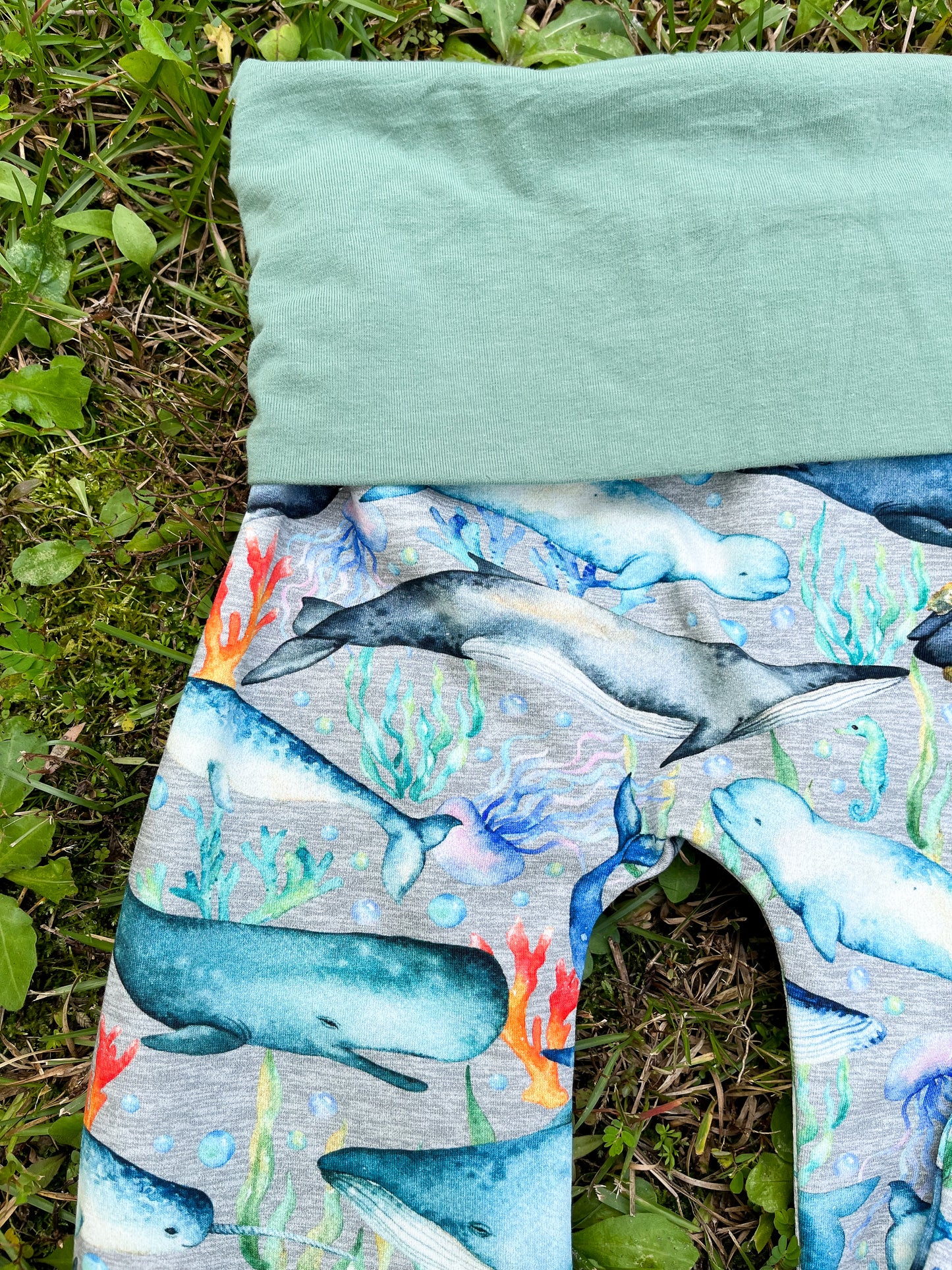 Grow With Me Pants - Sea Creatures