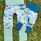 Grow With Me Pants - Sea Creatures