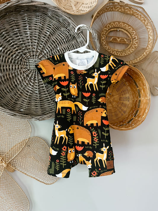 Multiple Sizes - Woodland Animals Snugglebug Romper